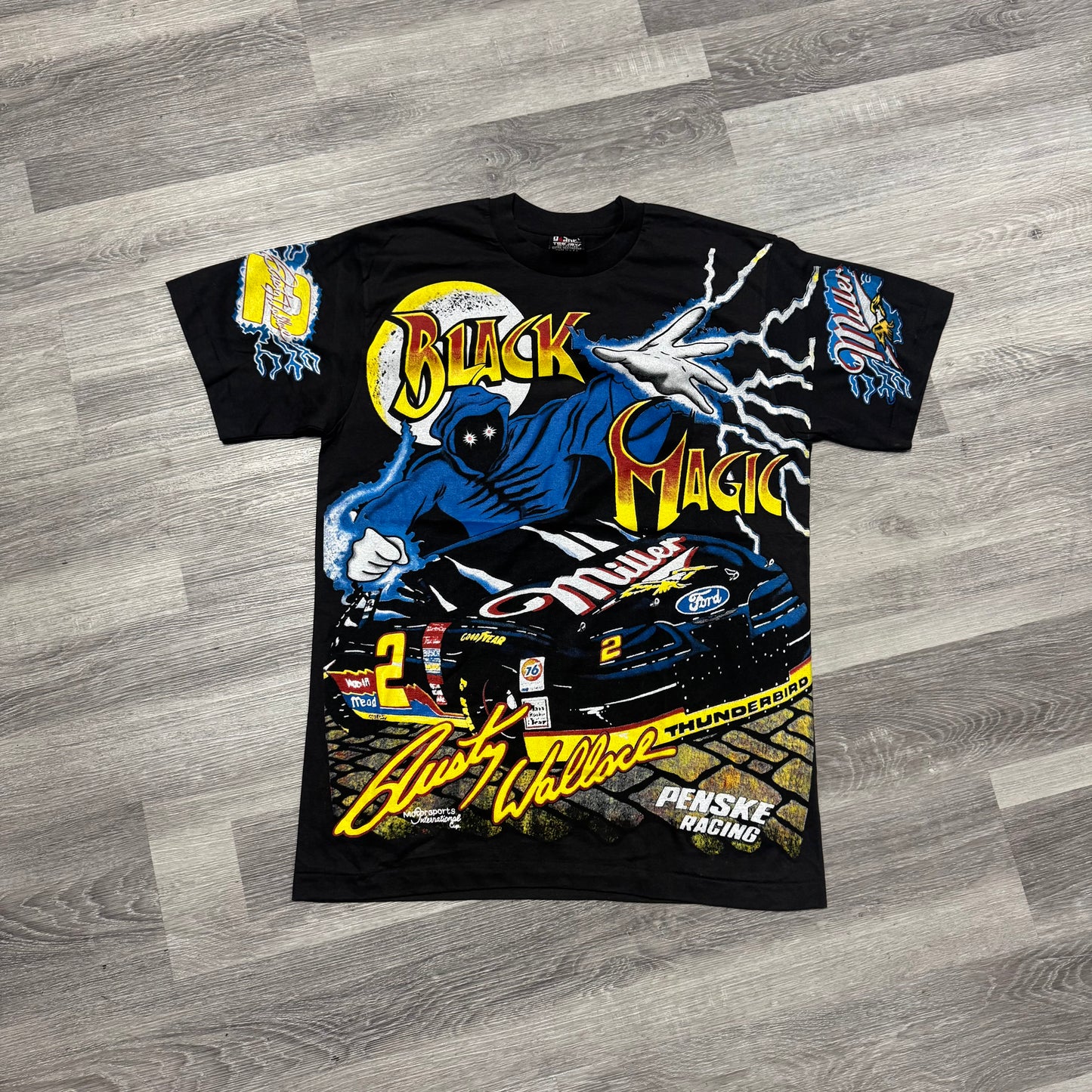 Nascar Rusty Wallace Black Magic Graphic Tee