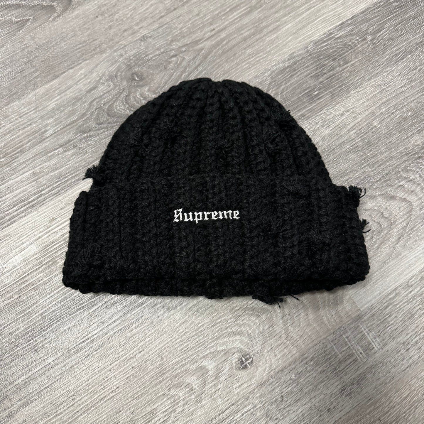 Supreme Hand Tied Beanie (Black)