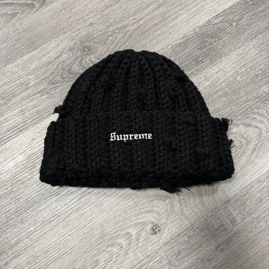 Supreme Hand Tied Beanie (Black)