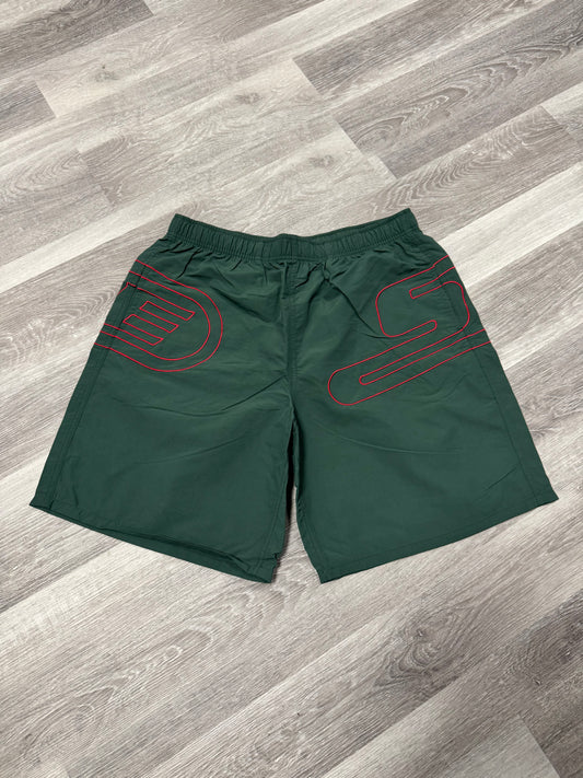 Supreme Big Logo Nylon Shorts (Green)