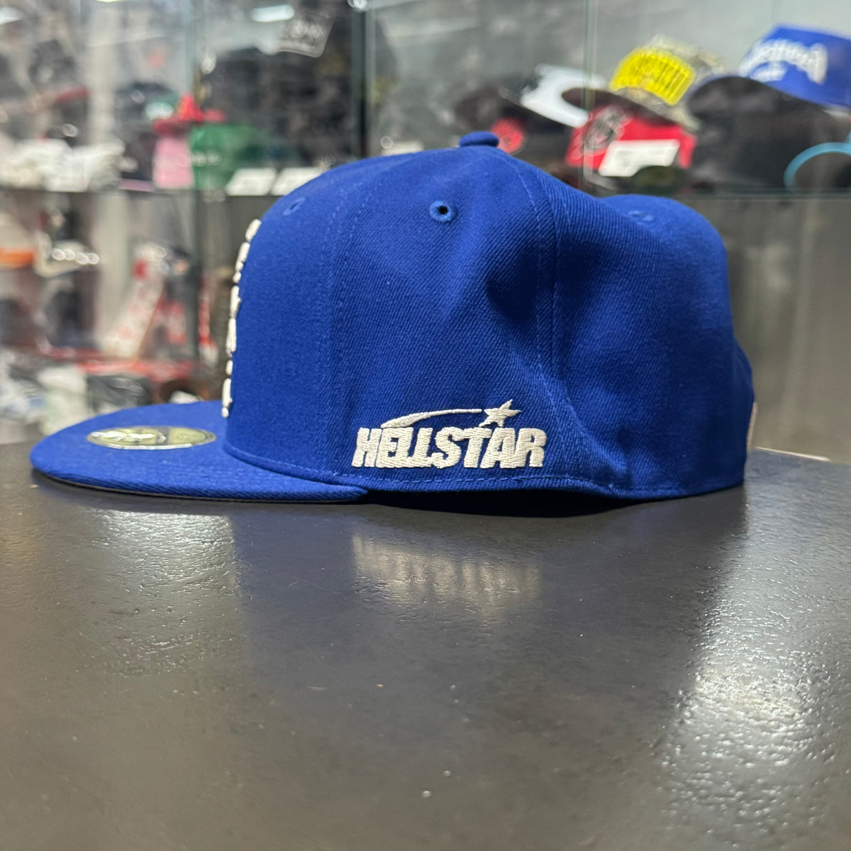 Hellstar Fitted Hat (Royal Blue)