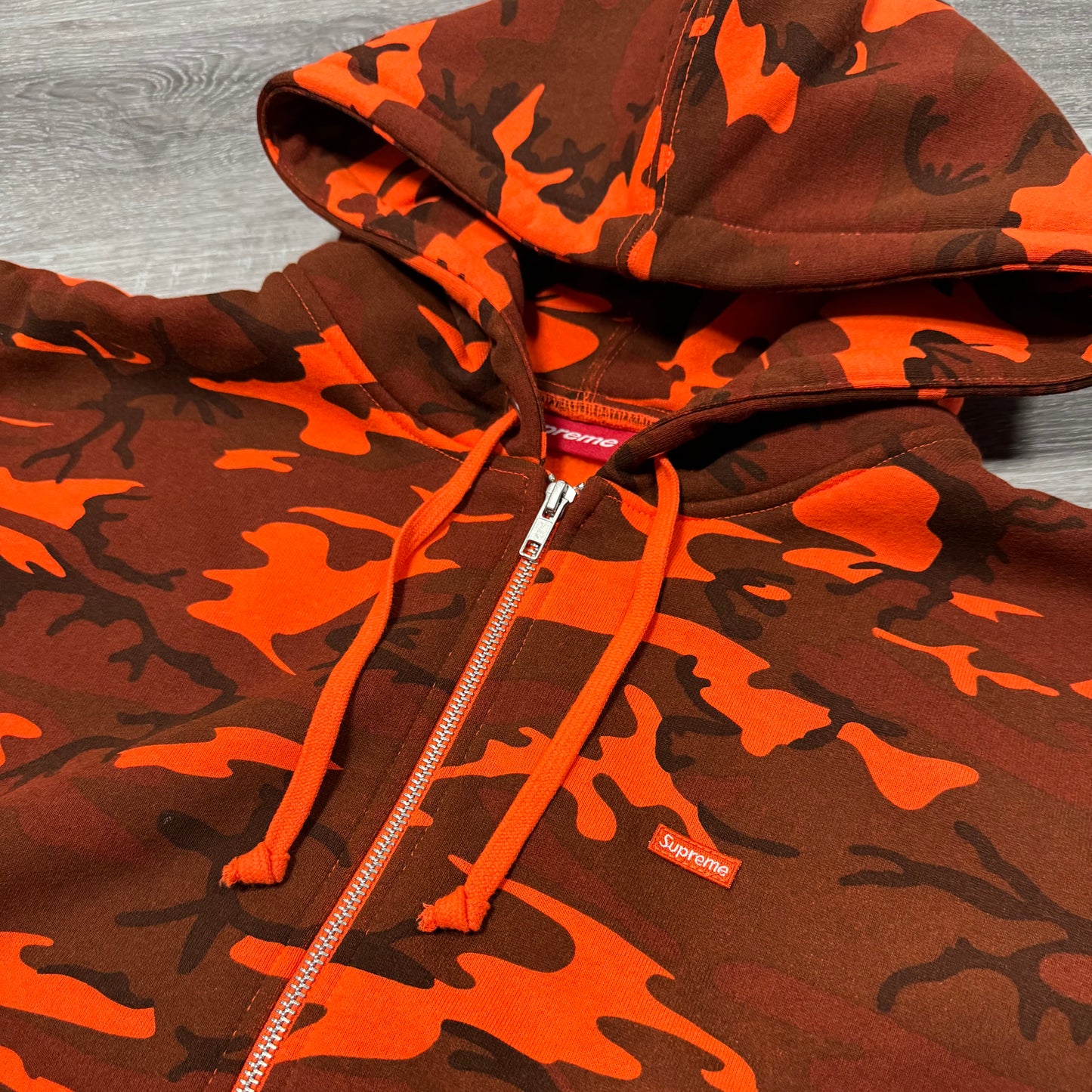 Supreme Orange Camo Sweatsuit