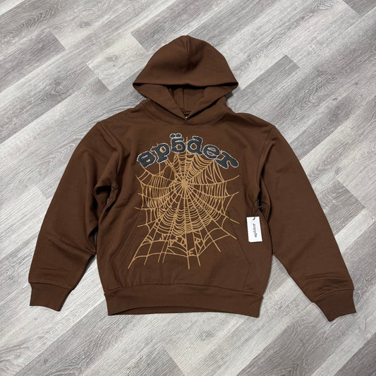 Sp5der Rhinestone OG Web Hoodie