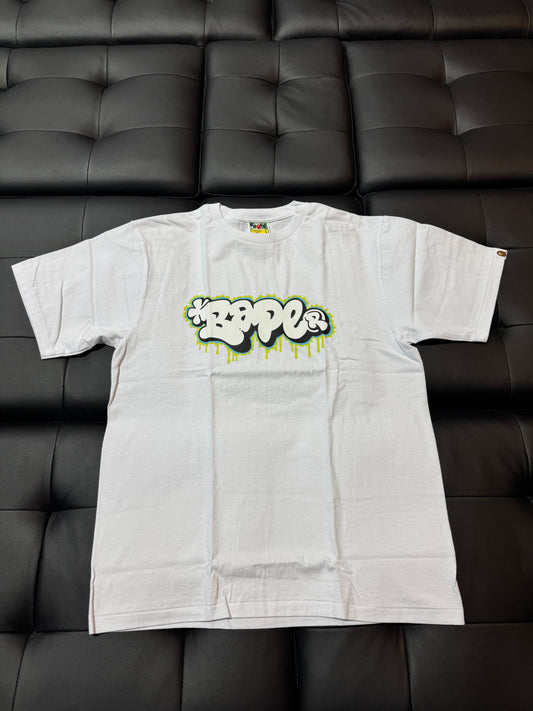 Bape Graffiti Logo Tee (White)
