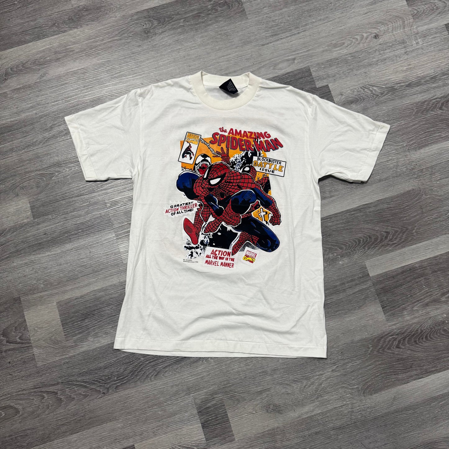 Spiderman BlockBuster Battle Graphic Tee