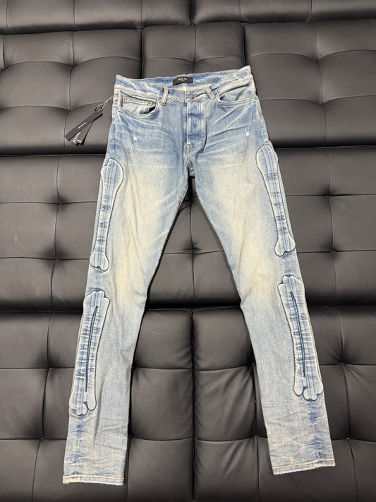 Amiri 3D Bones Denim Jeans