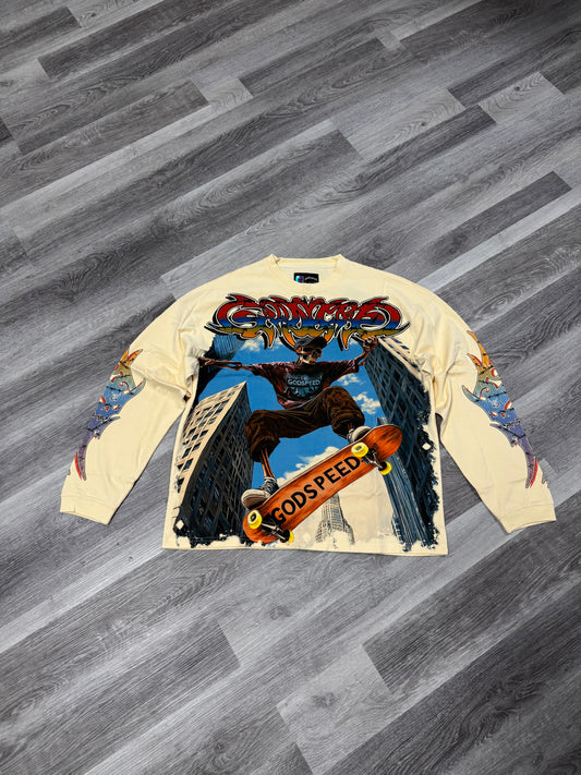 Godspeed Ollie Longsleeve Tee (Bone)