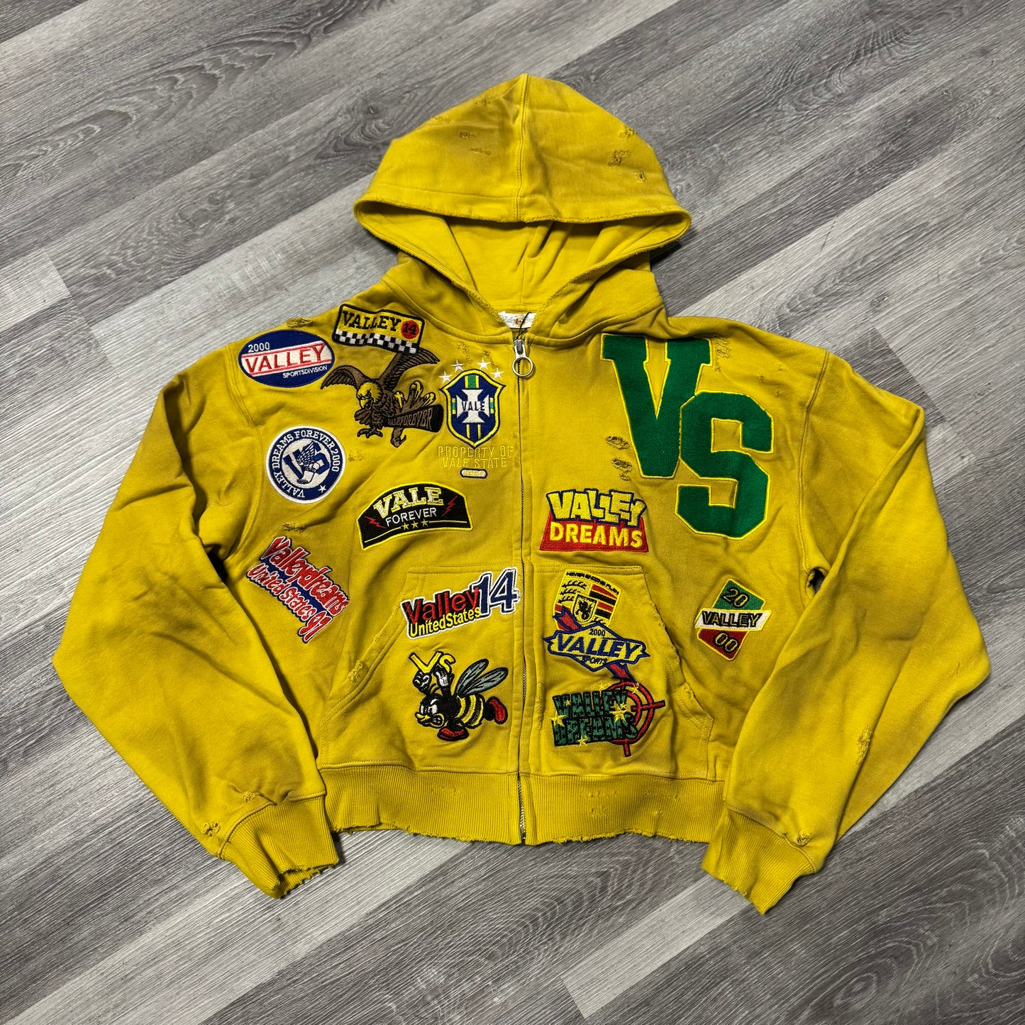 Valley Doodle Zip Up Hoodie