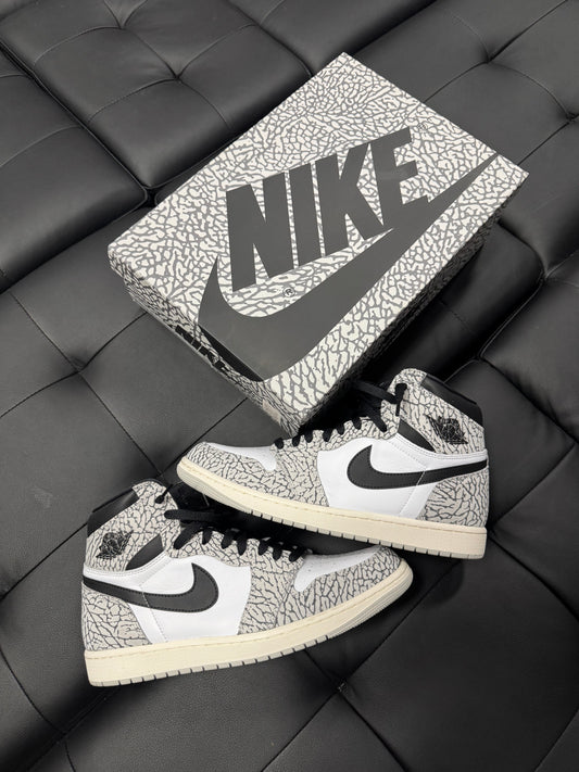 Jordan 1 White Cement / Preowned