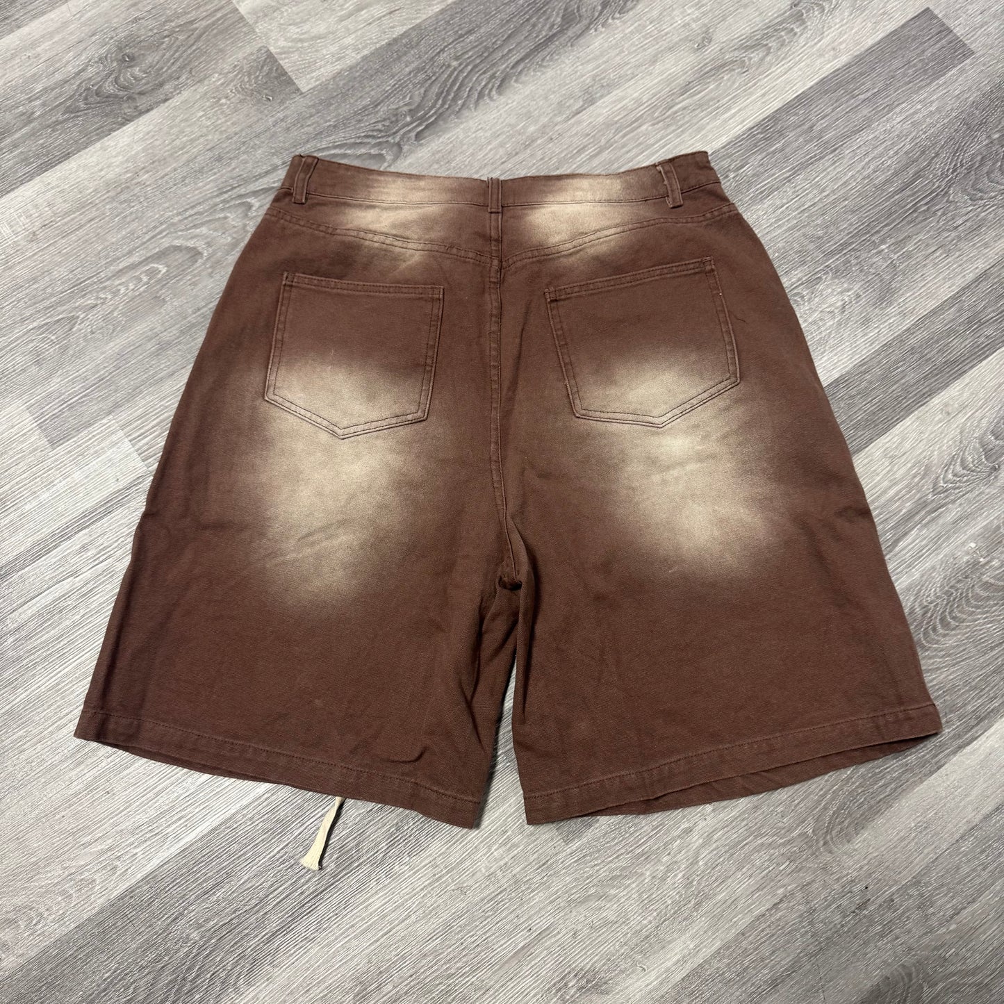 Valley 1980s Denim Shorts (Brown)