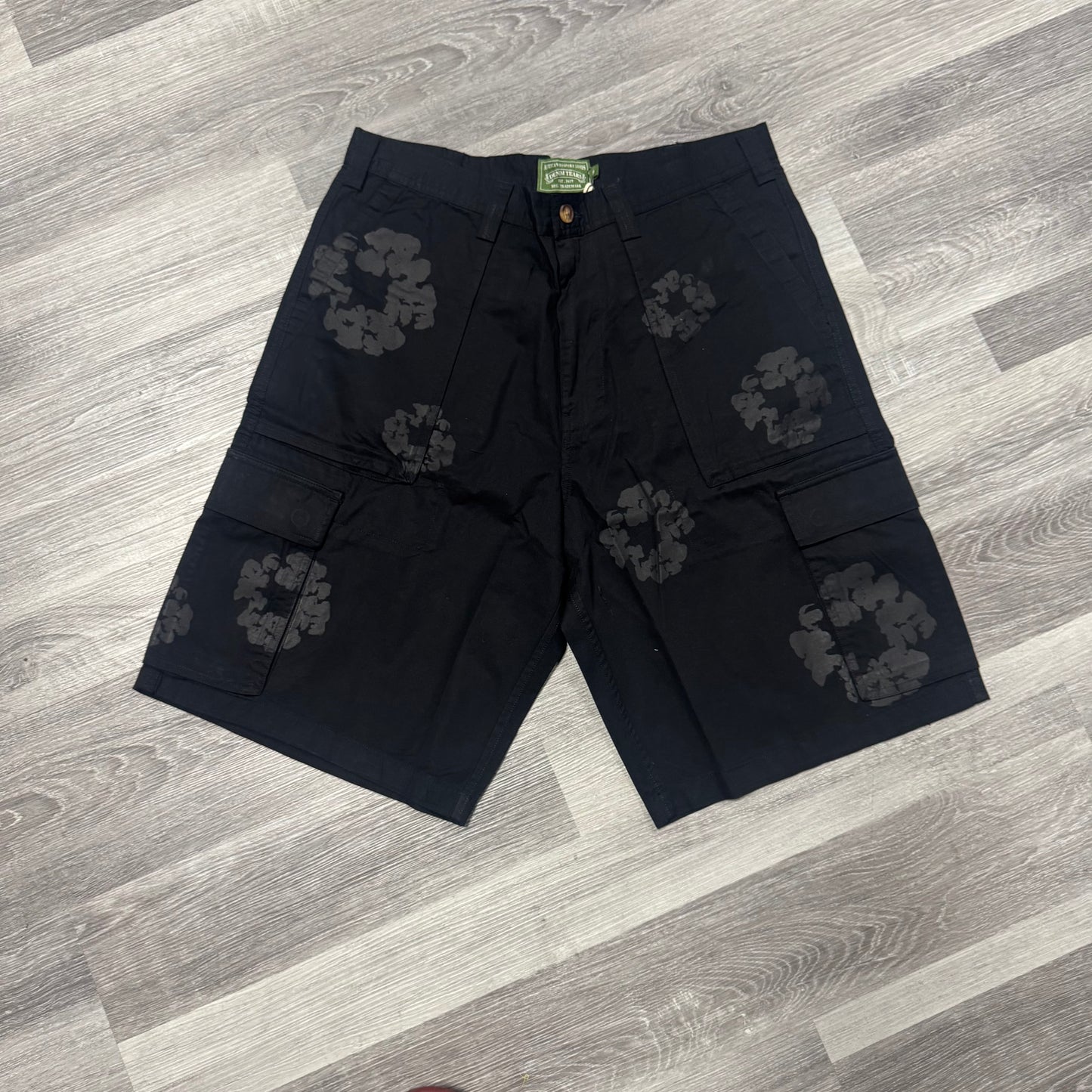 Denim Tears Cargo Mono Wreath Shorts