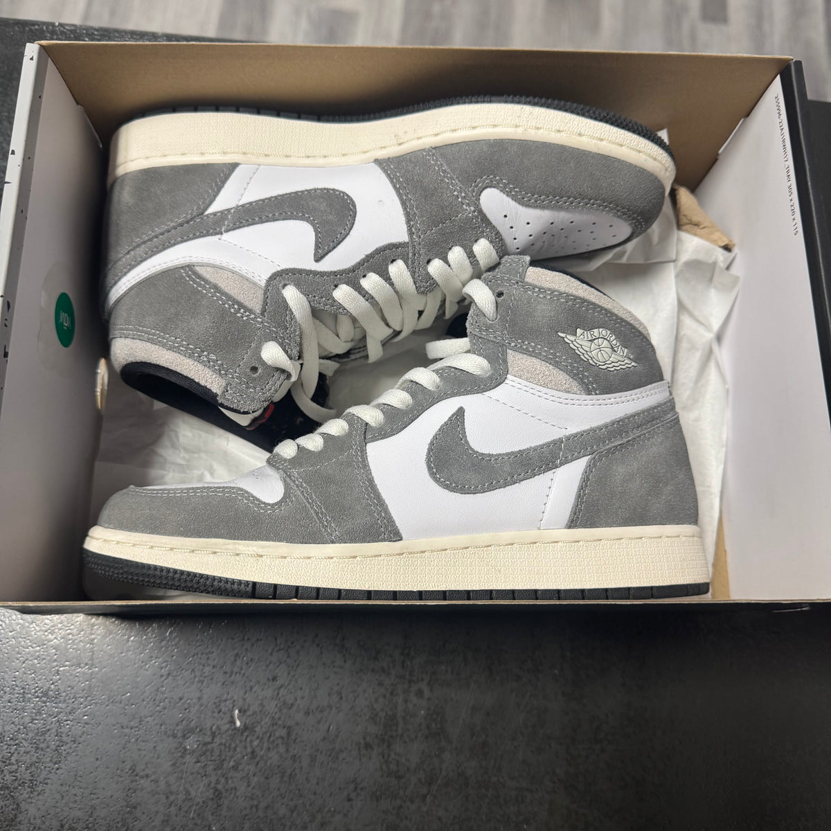Jordan 1 Washed Black / Preowned