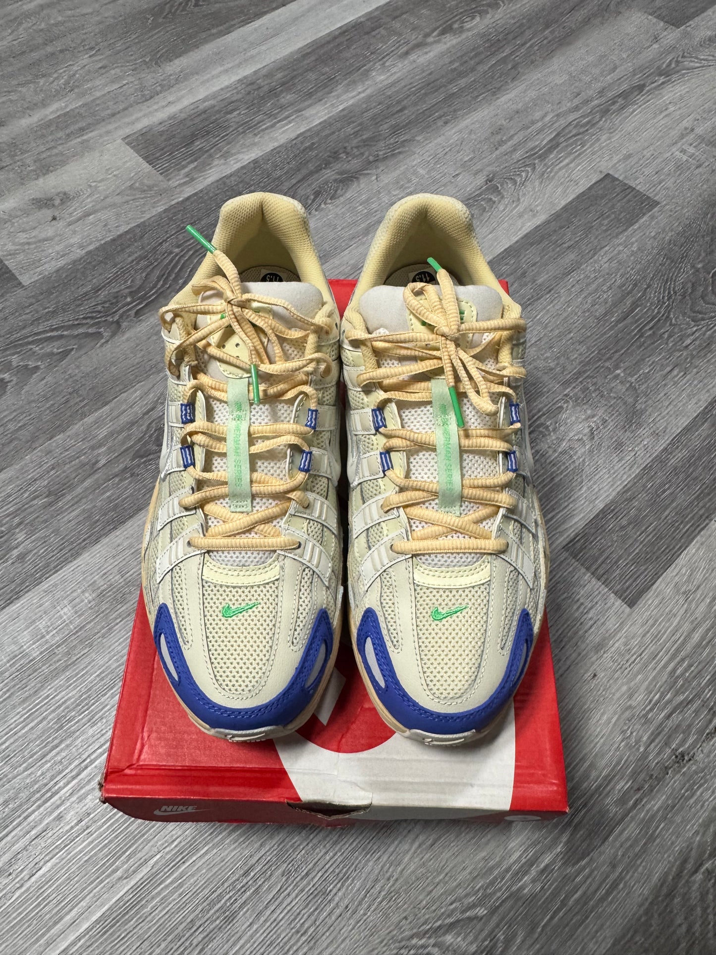 Nike P-6000 Coconut Milk Medium Blue / Preowned