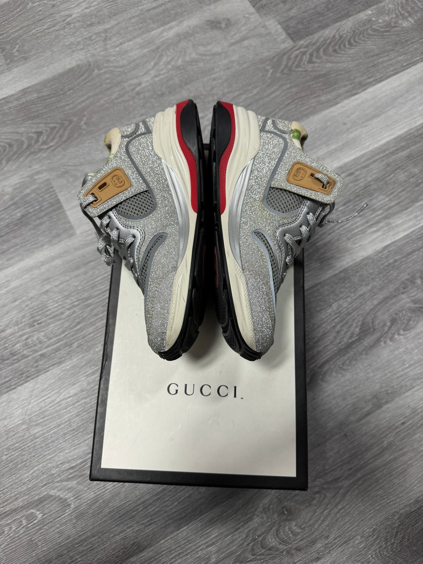 Gucci Ultrapace Glitter Sneaker / Preowned