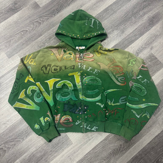 Valley Spearmint Zip Up Hoodie