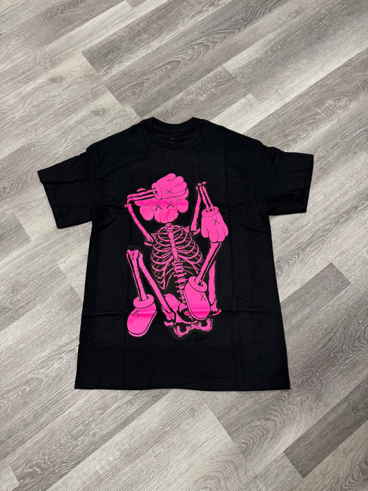 Kaws Skeleton New Fiction Tee (Black)