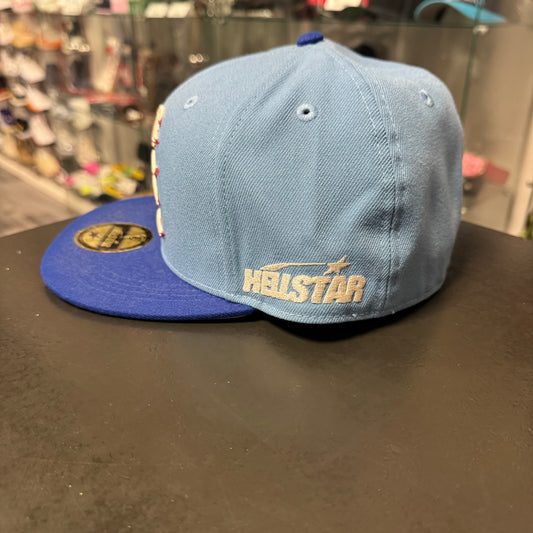 Hellstar Fitted Hat (Baby Blue)