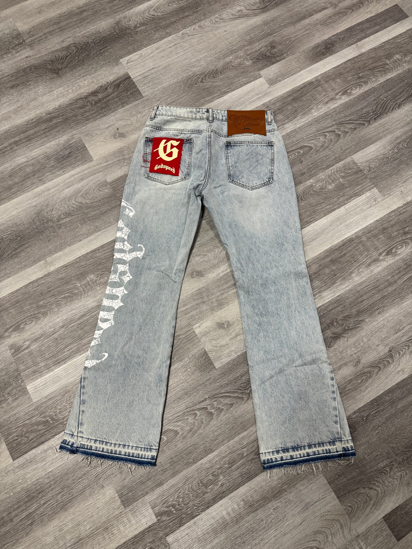 Godspeed Og Flared Denim (Blue Wash)