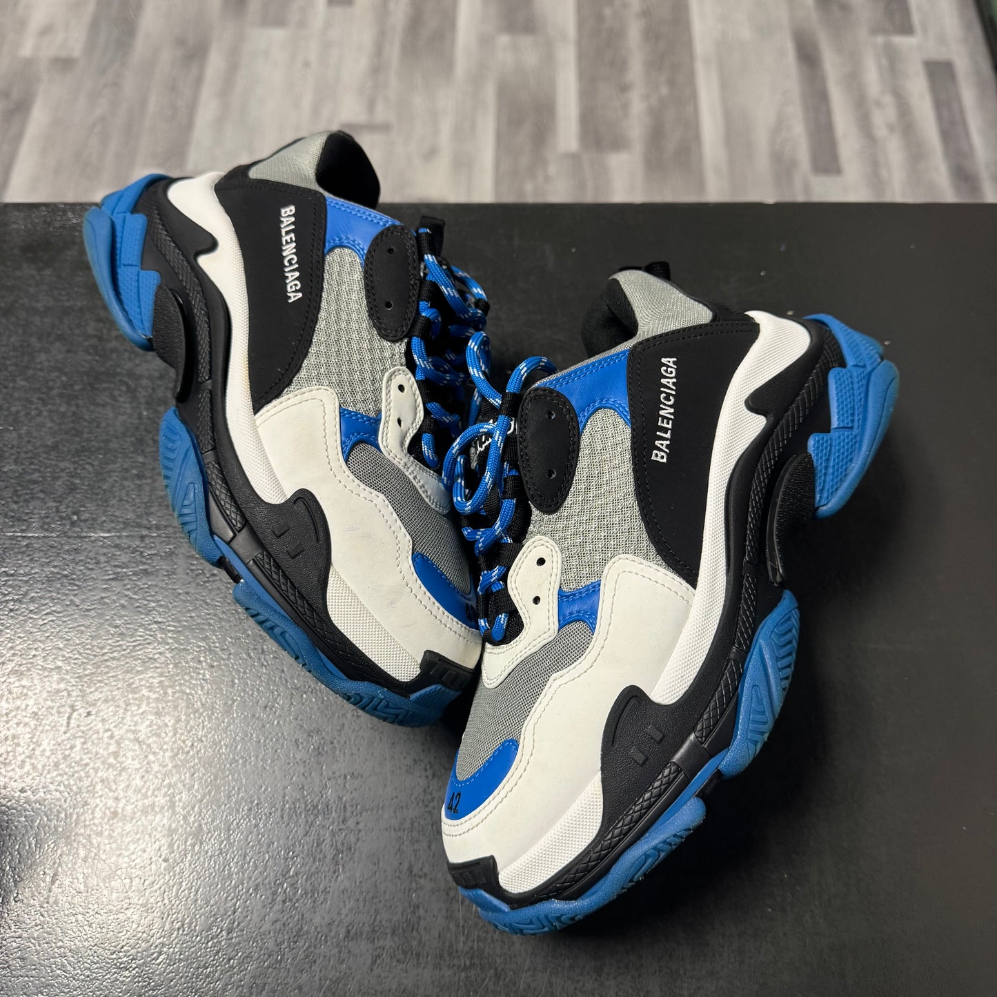 Balenciaga Triple S Blue Black / Preowned