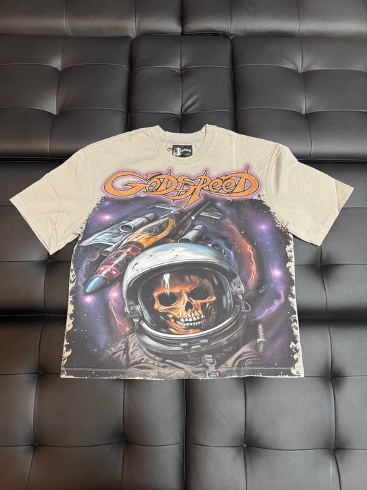 Godspeed Space Traveler Tee (Stone Wash)