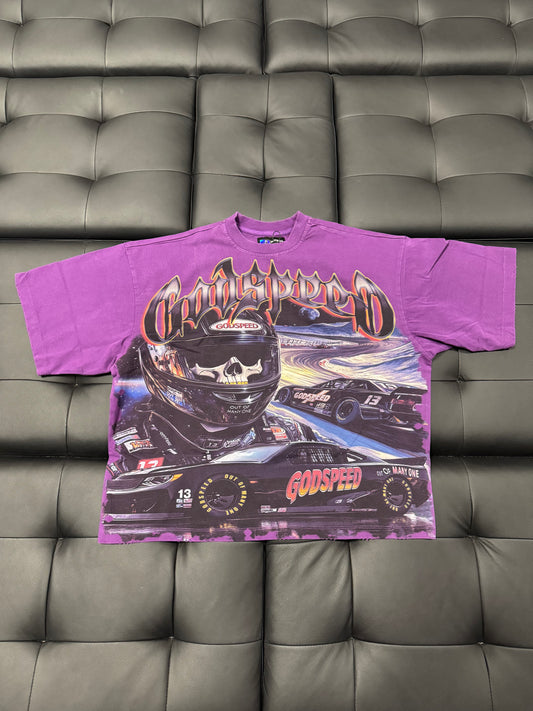 Godspeed Racer Tee (Grape)