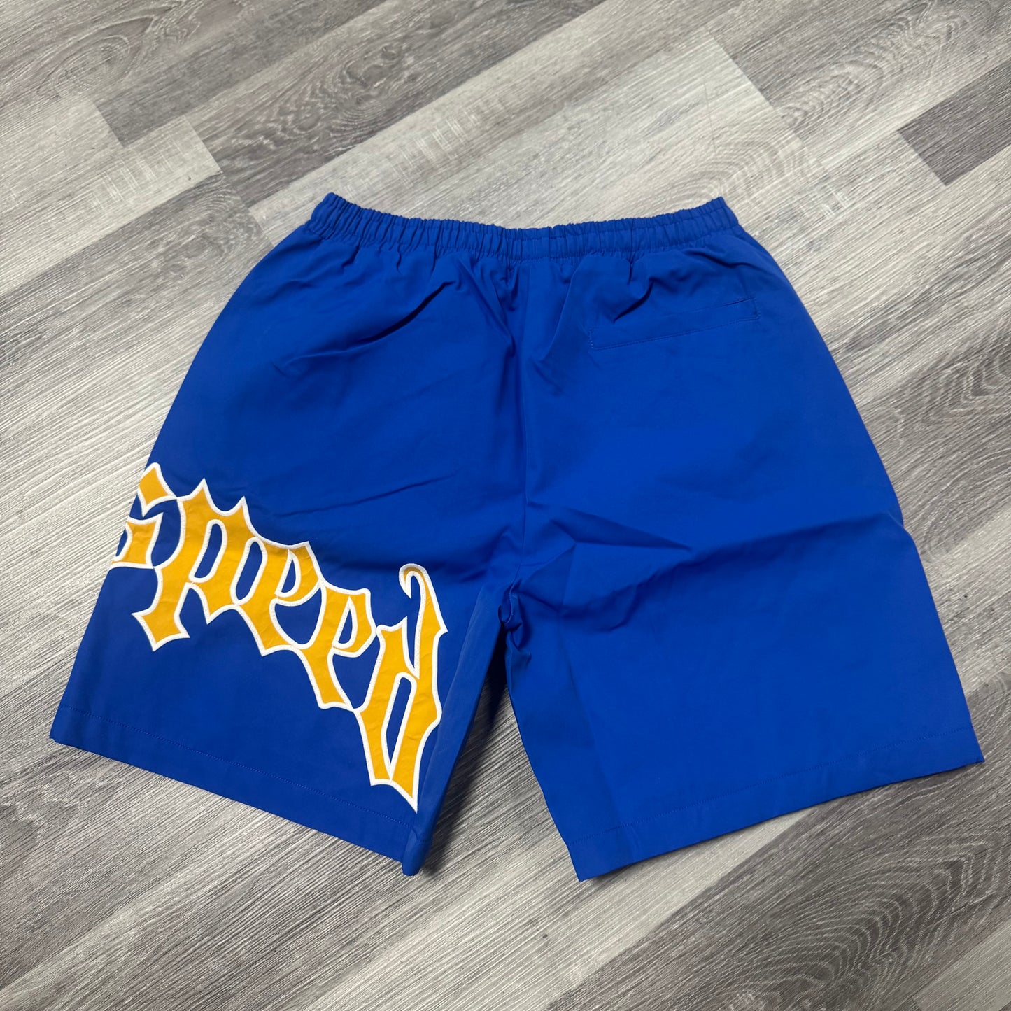 Godspeed OG Logo Nylon Short (Blue/Yellow)