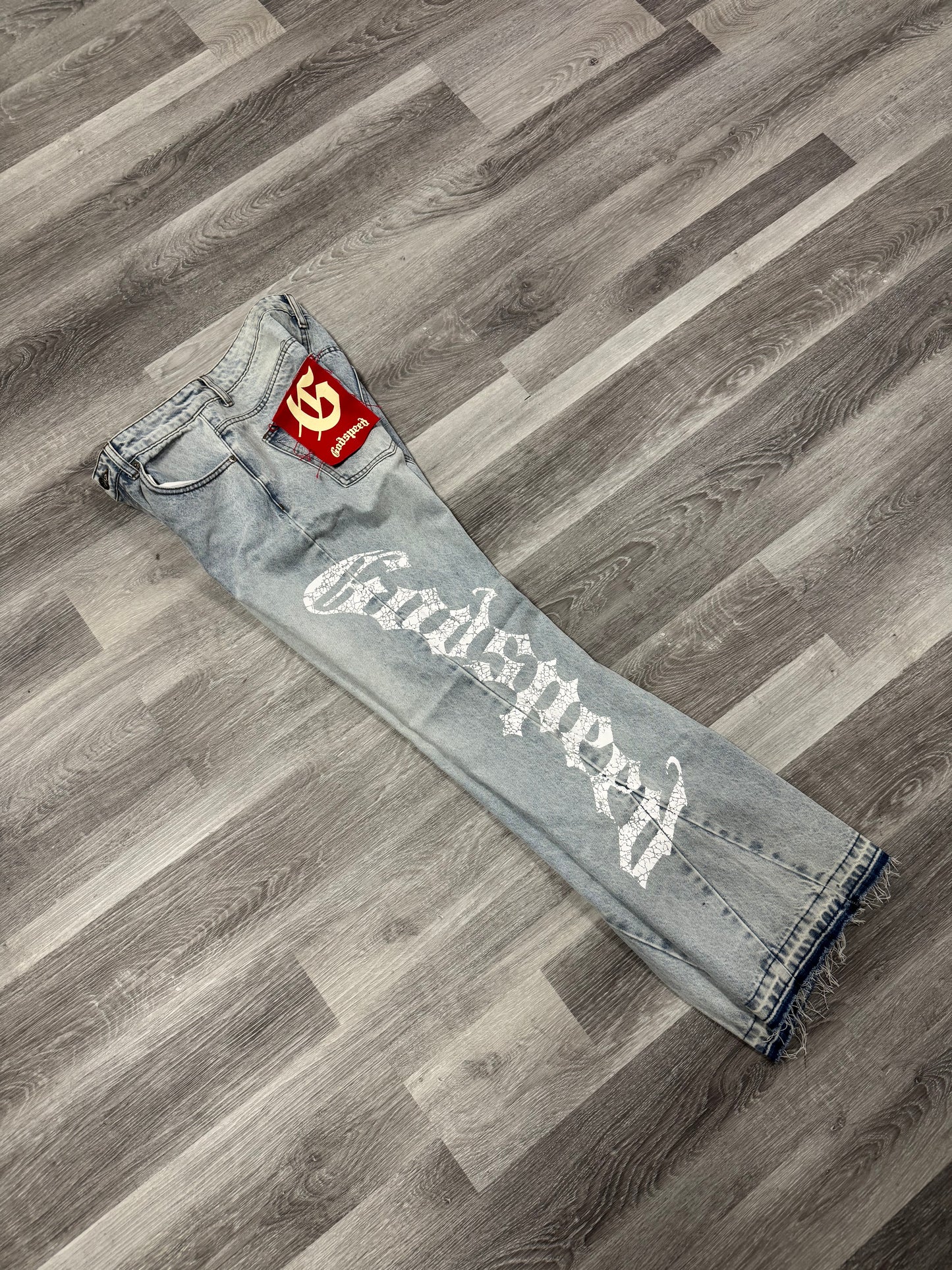 Godspeed Og Flared Denim (Blue Wash)