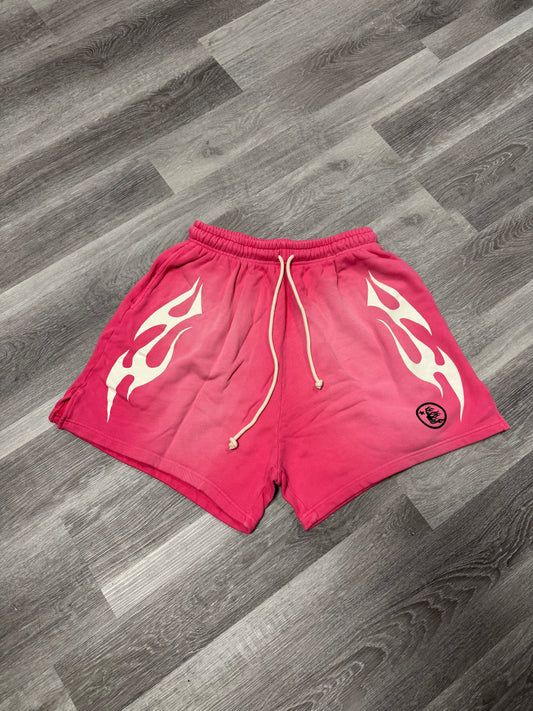 Hellstar Flame Shorts (Pink)