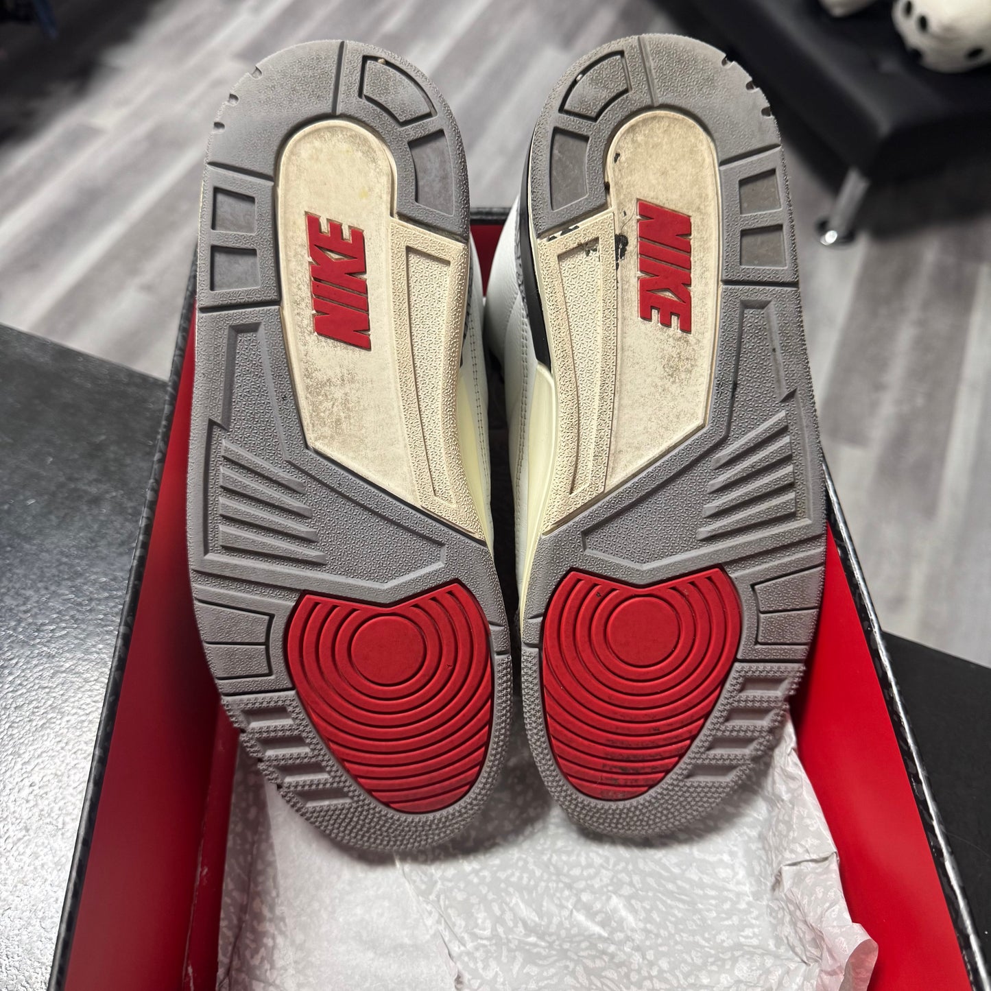 Jordan 3 Reimagined White Cement / Preowned
