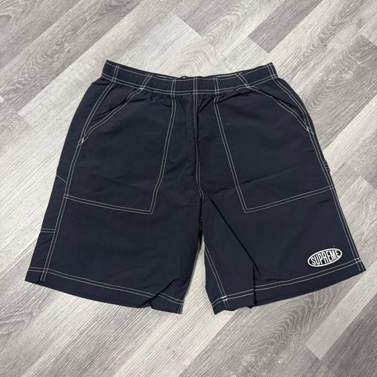 Supreme Nylon Painter Shorts (Black)