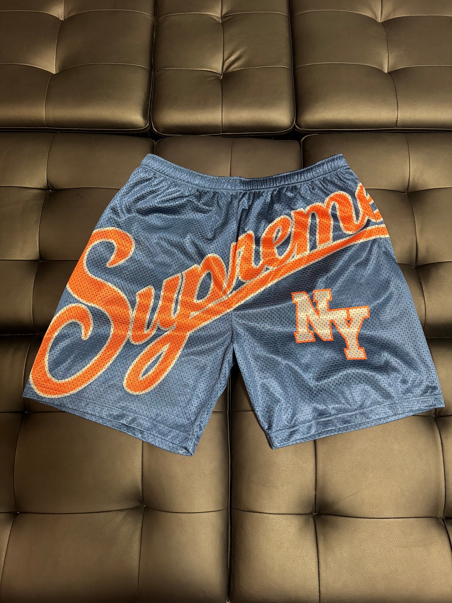 Supreme Big Script Shorts (Navy)