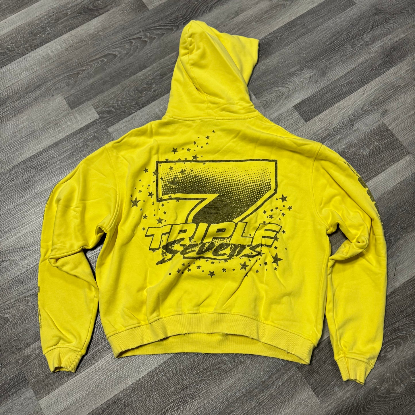 Triple Sevens Surfs Up Hoodie (Yellow)