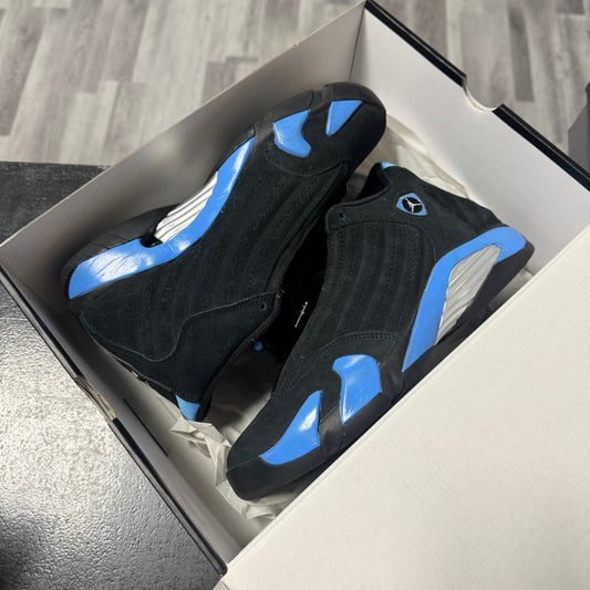 Jordan 14 Black University Blue / Preowned