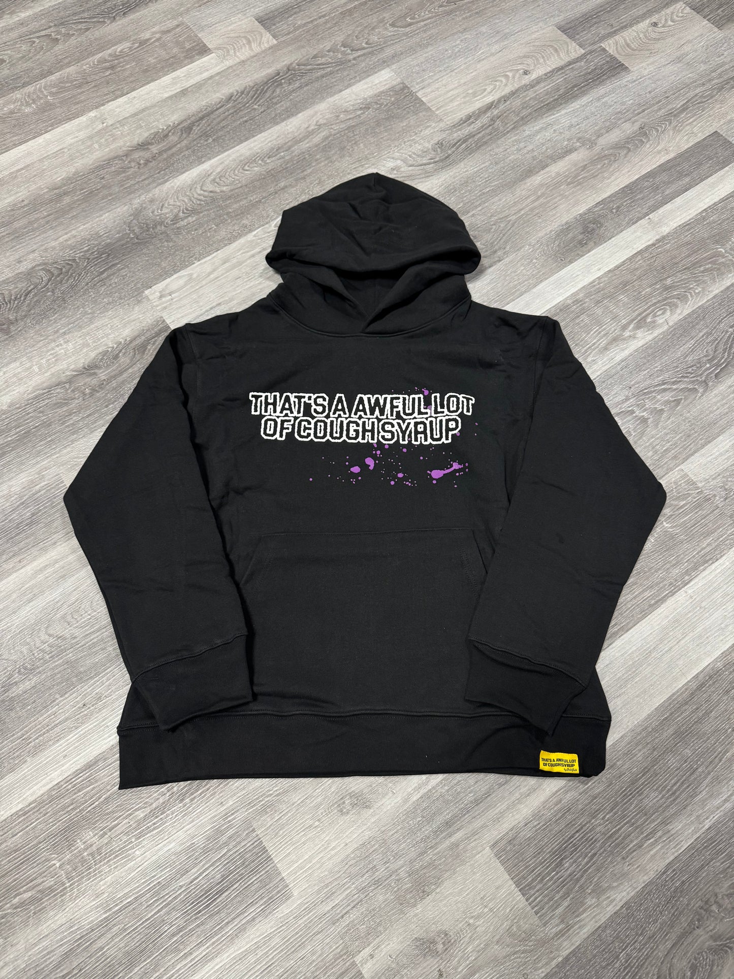 Thats a Awful Lot of Cough Syrup Man Down Hoodie