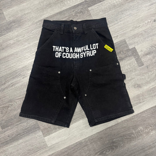 Thats a Awful Lot of Cough Syrup Classic Carpenter Denim Shorts