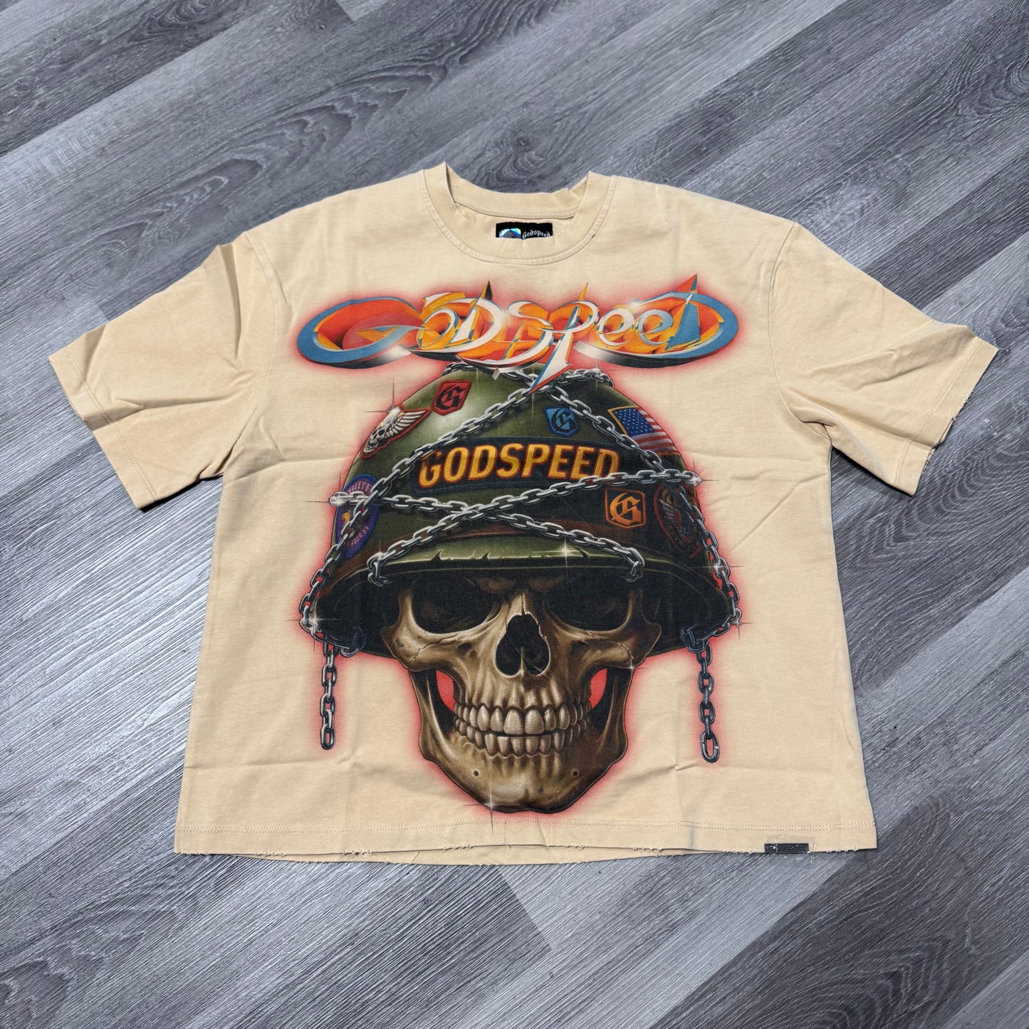 Godspeed Badge of Honor Tee (Beige)