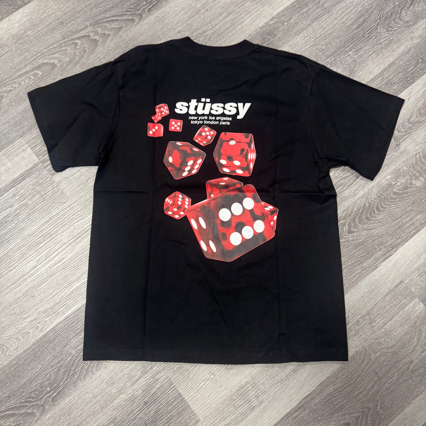 Stussy Dice Tee (Black/Red)