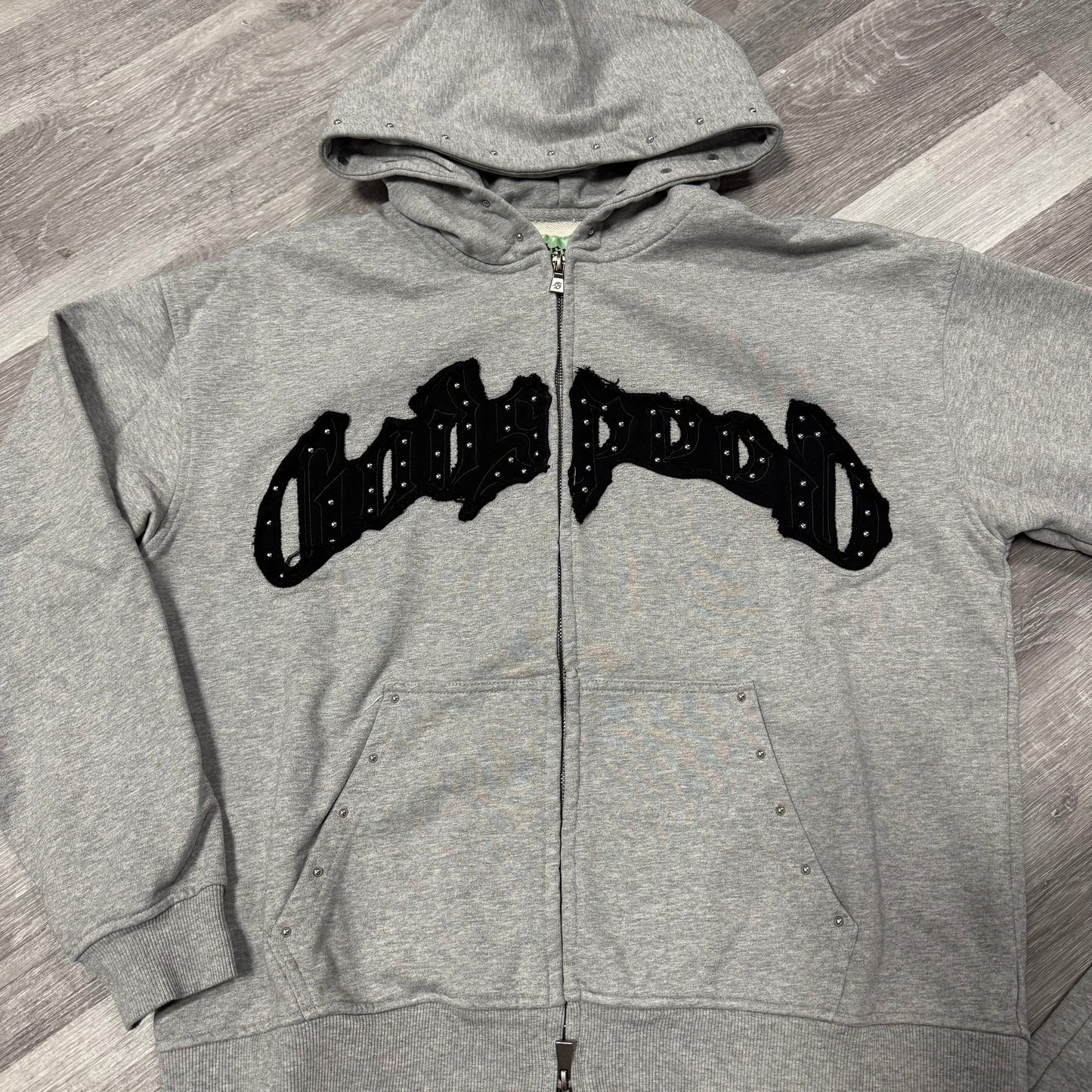 Godspeed Studded Sweatsuit (Grey Black)