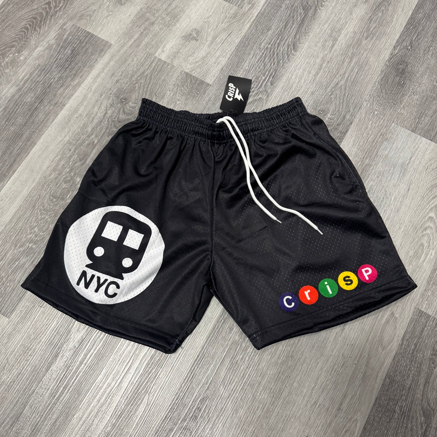 Crispy NYC Subway Mesh Shorts