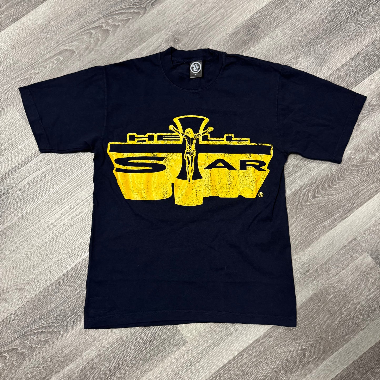 Hellstar Tee Overseas Exclusive (Navy/Yellow)