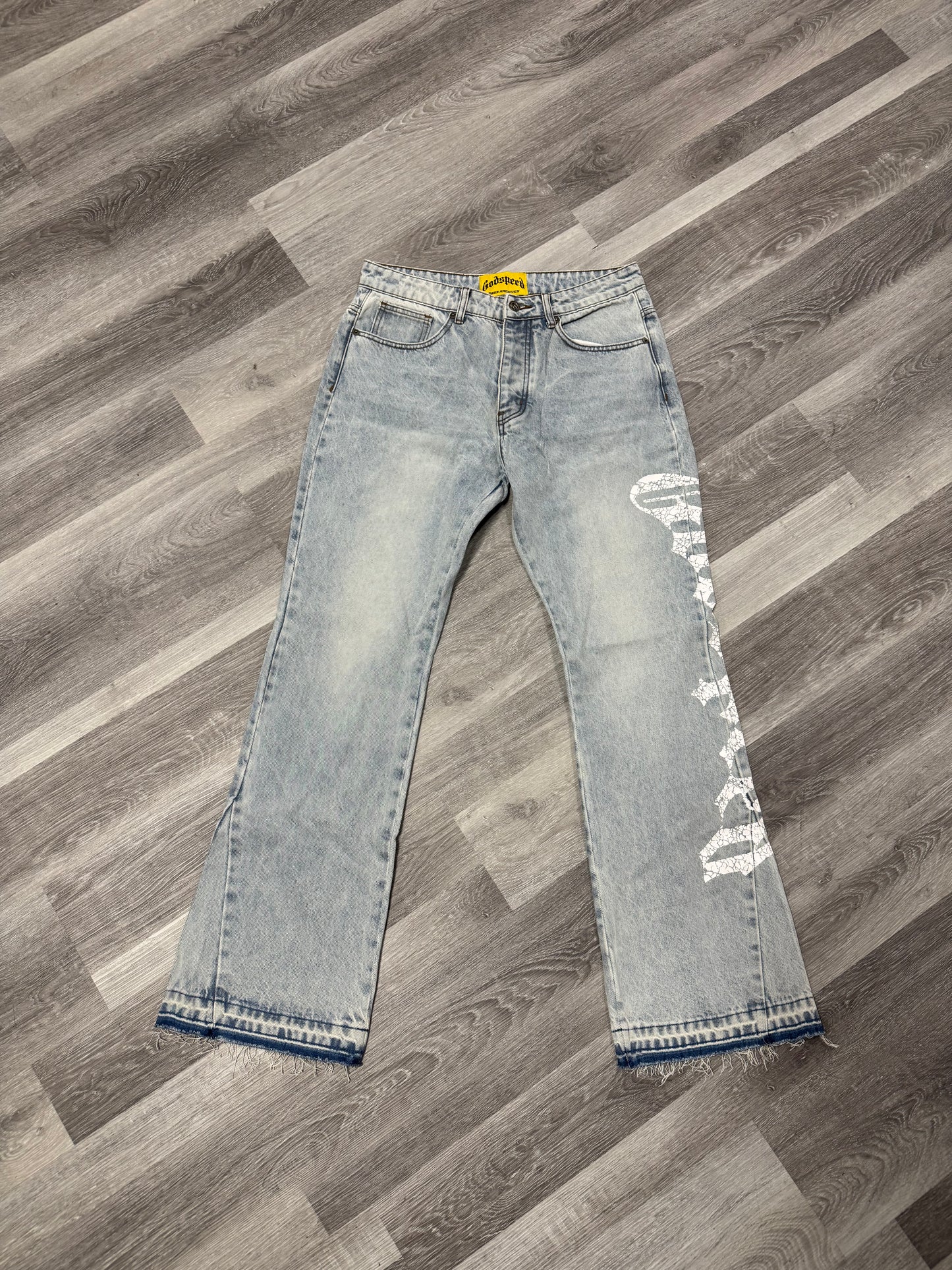 Godspeed Og Flared Denim (Blue Wash)