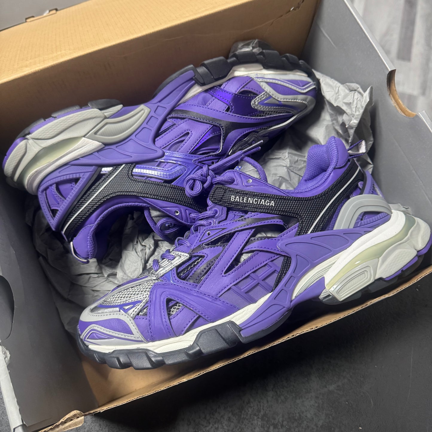 Balenciaga Track.2 Open Purple / Preowned