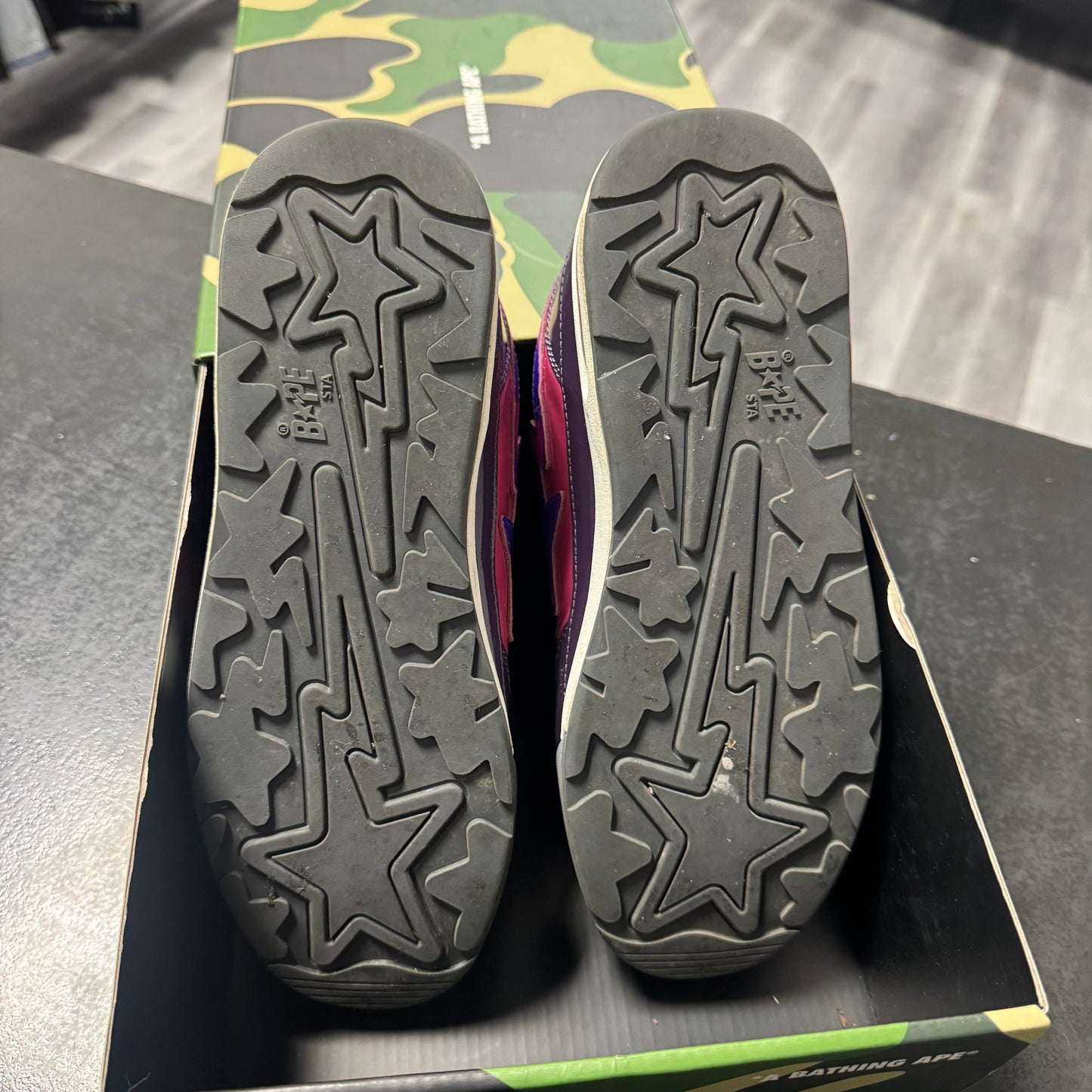 Bape Road Sta Purple Patent Leather / Preowned