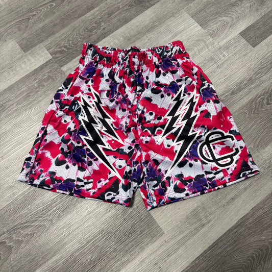 Corrupted Creative Pink Monarch Mesh Shorts