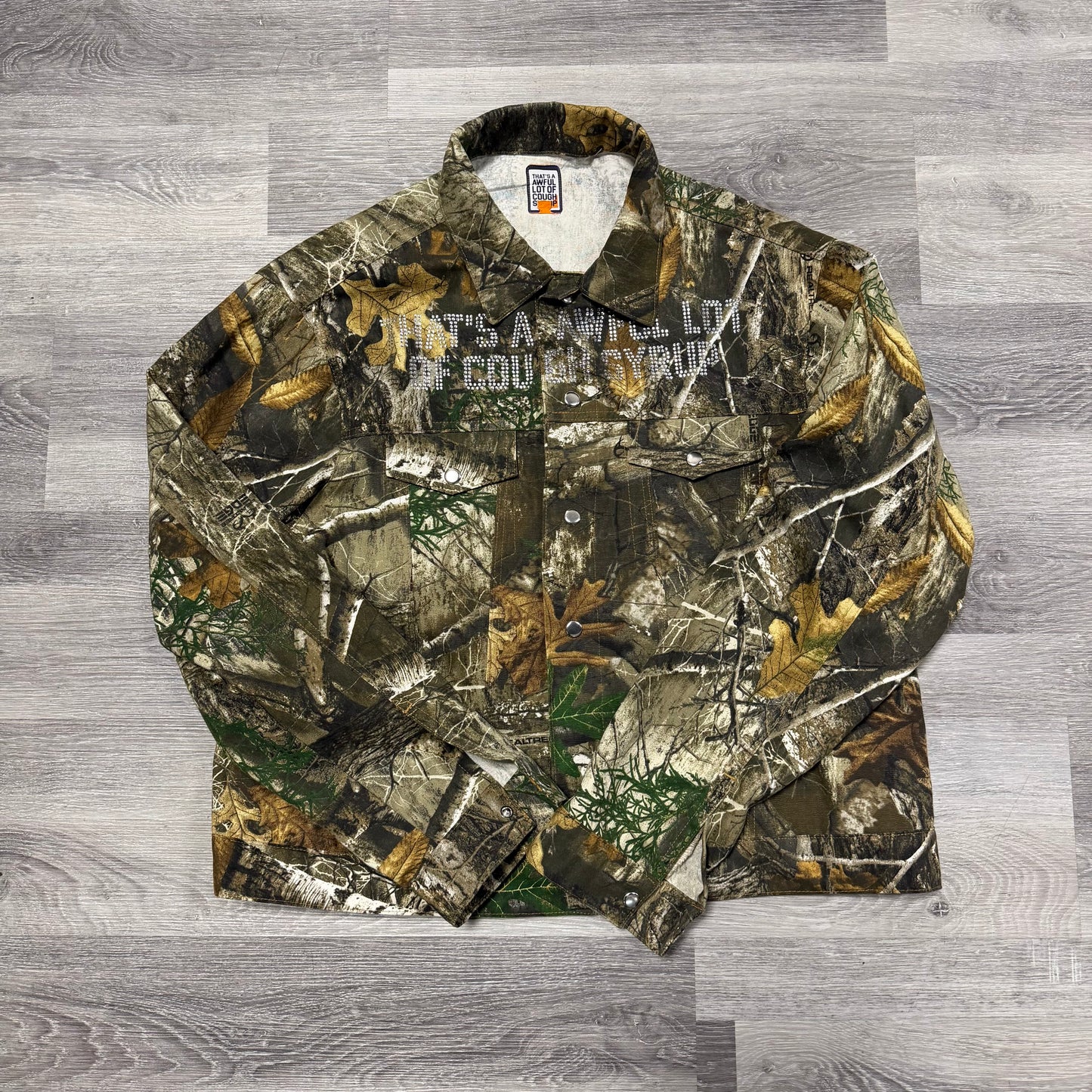 That’s A Awful Lot Of Cough Syrup X Realtree Rhinestone Jacket