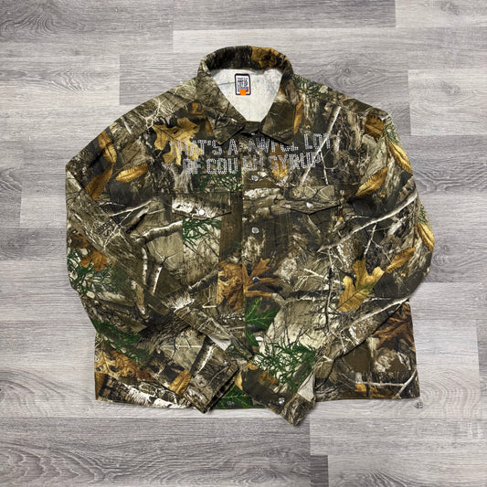 That’s A Awful Lot Of Cough Syrup X Realtree Rhinestone Jacket