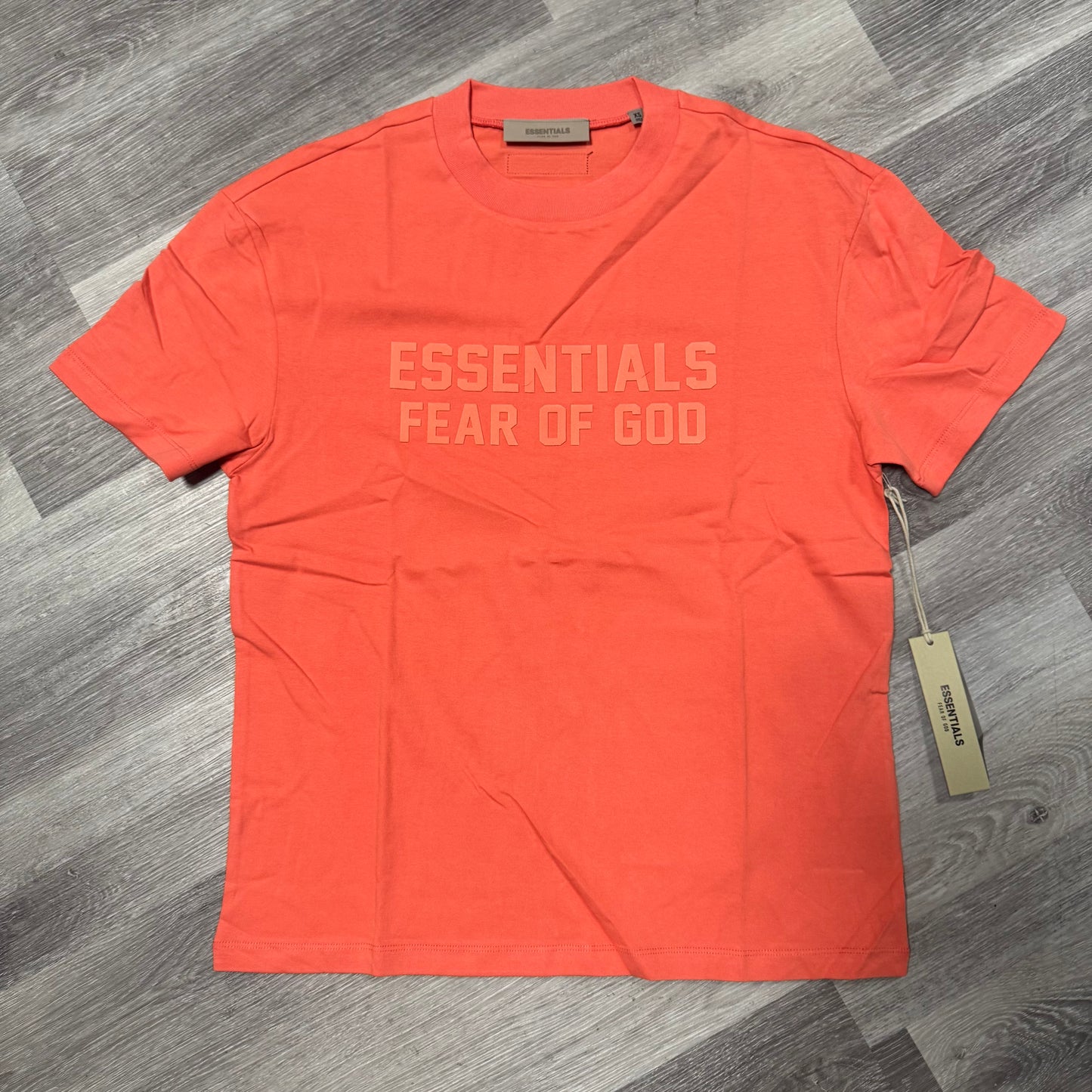 Essentials Fear Of God Tee (Coral)
