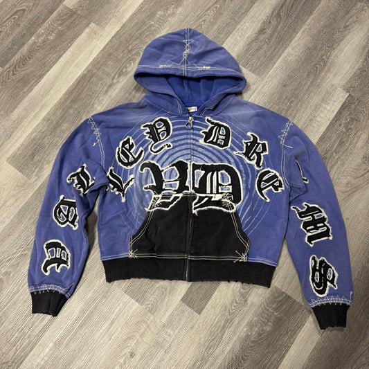 Valley Hypnotic Zip Up Hoodie (Blue)