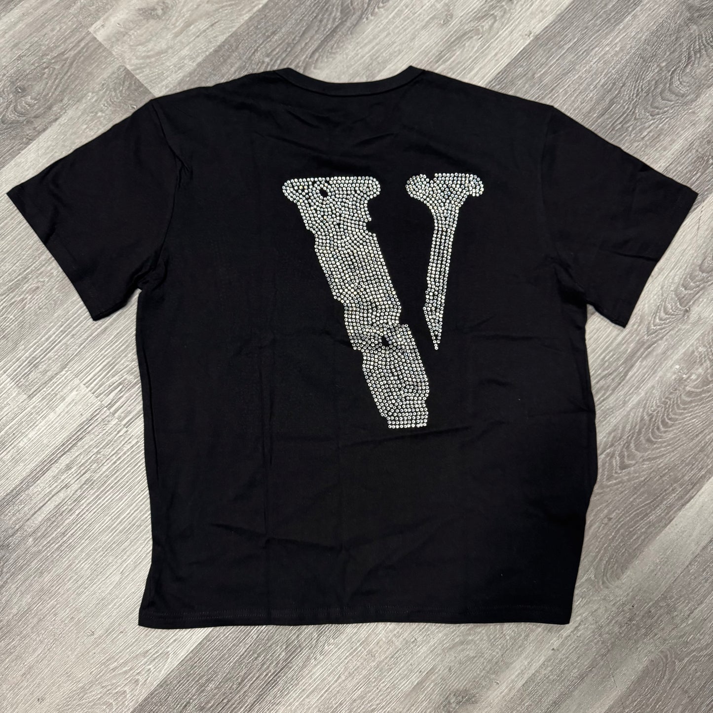 Vlone Friends Rhinestone Tee (Black)
