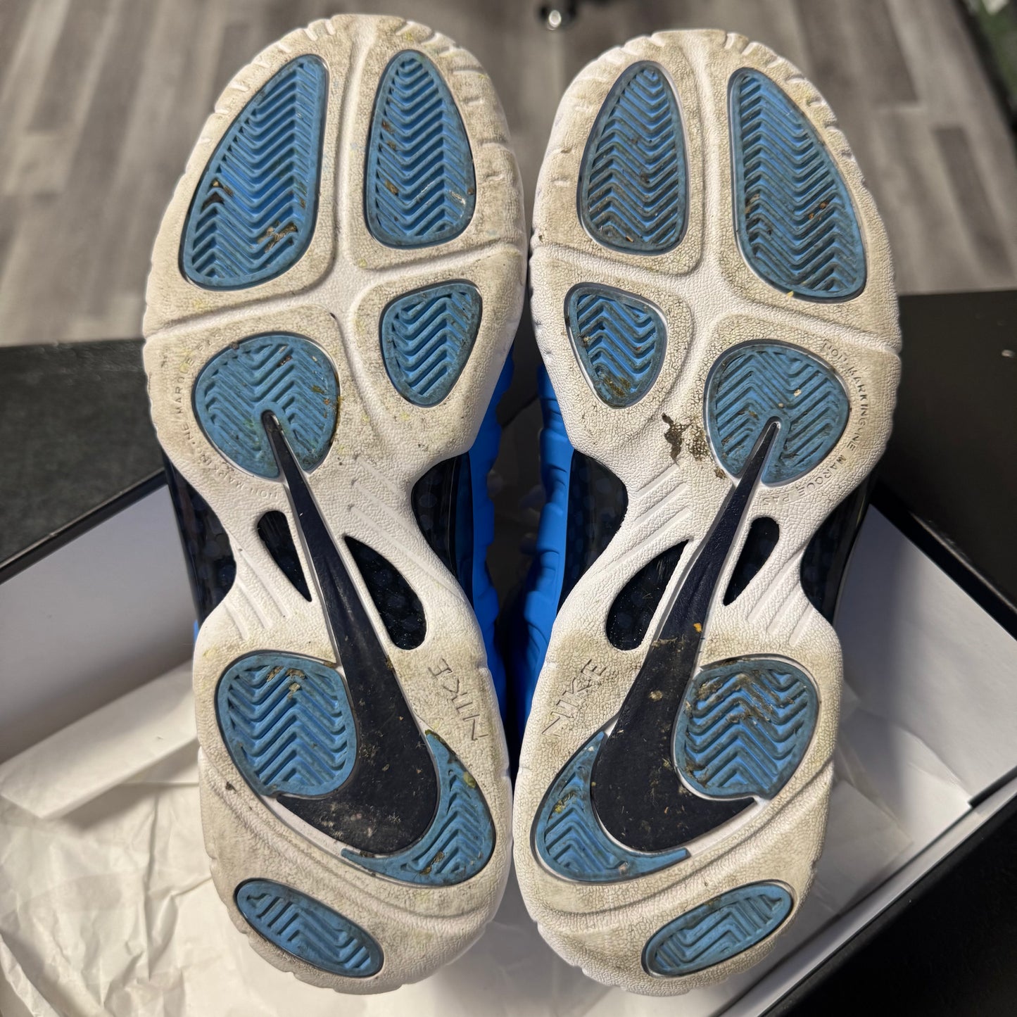 Nike Little Posite Pro University Blue / Preowned